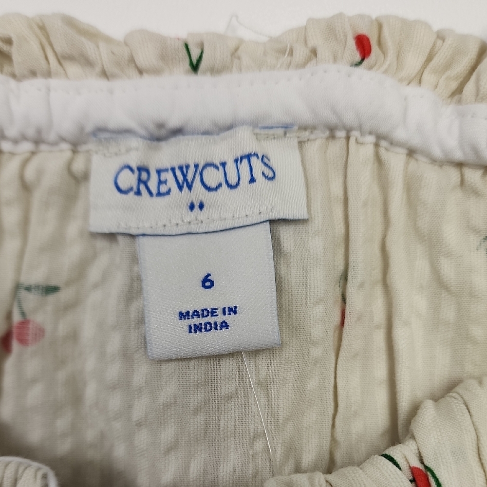 Crewcuts Cream Dress with Cherry Accents - Picture 2 of 6